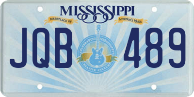 MS license plate JQB489