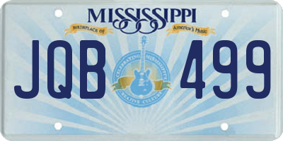 MS license plate JQB499