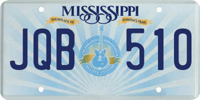 MS license plate JQB510