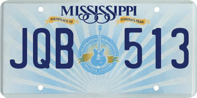 MS license plate JQB513