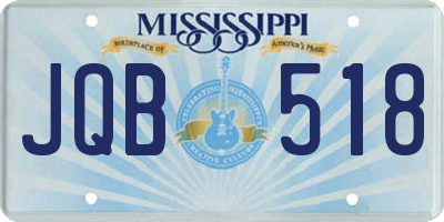 MS license plate JQB518