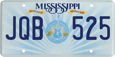 MS license plate JQB525