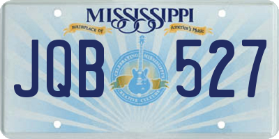 MS license plate JQB527