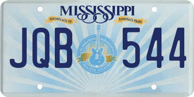 MS license plate JQB544