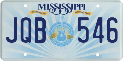 MS license plate JQB546