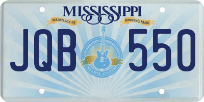 MS license plate JQB550