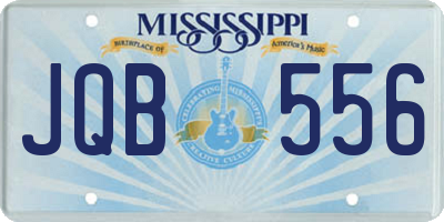 MS license plate JQB556