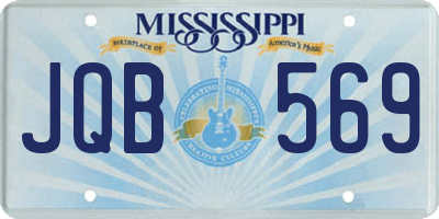 MS license plate JQB569