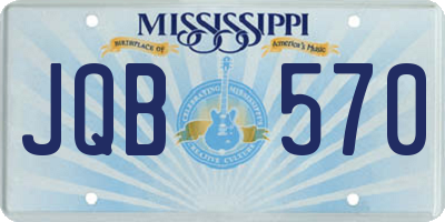 MS license plate JQB570