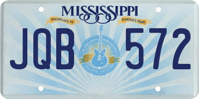 MS license plate JQB572