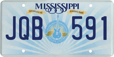 MS license plate JQB591
