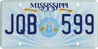 MS license plate JQB599