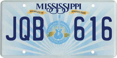 MS license plate JQB616
