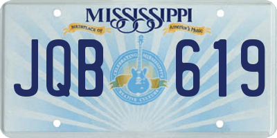 MS license plate JQB619