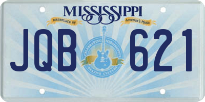 MS license plate JQB621