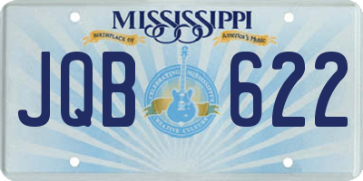 MS license plate JQB622