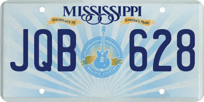MS license plate JQB628