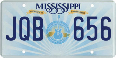 MS license plate JQB656