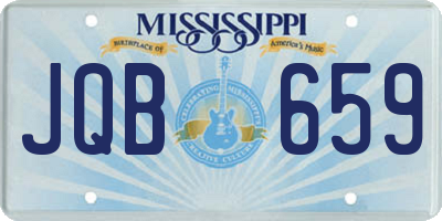 MS license plate JQB659