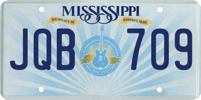 MS license plate JQB709