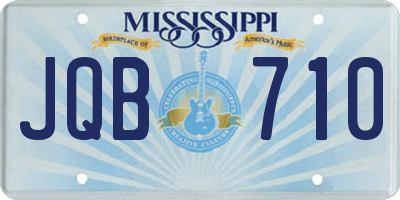 MS license plate JQB710