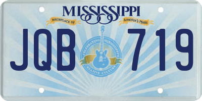 MS license plate JQB719