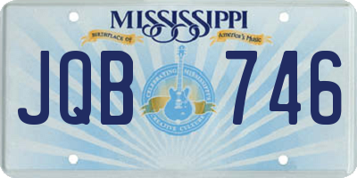 MS license plate JQB746