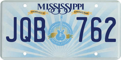 MS license plate JQB762