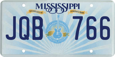 MS license plate JQB766