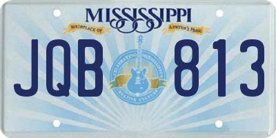 MS license plate JQB813