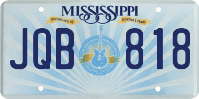 MS license plate JQB818