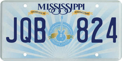 MS license plate JQB824