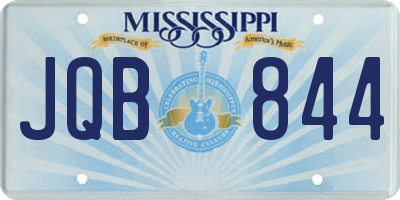 MS license plate JQB844