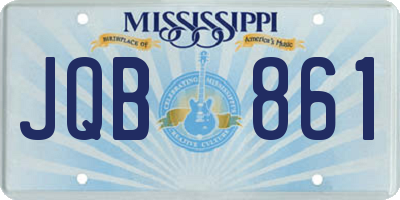 MS license plate JQB861