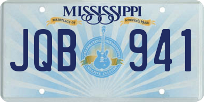 MS license plate JQB941