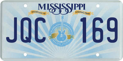 MS license plate JQC169