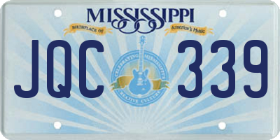 MS license plate JQC339