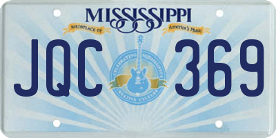 MS license plate JQC369