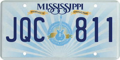 MS license plate JQC811