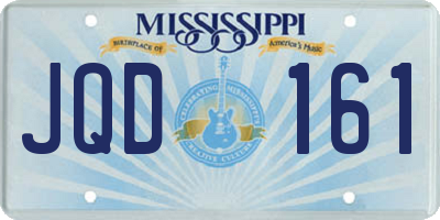 MS license plate JQD161