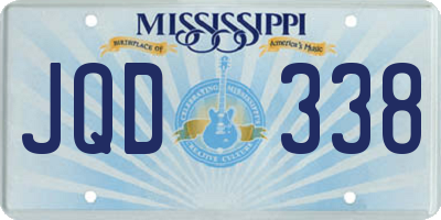 MS license plate JQD338