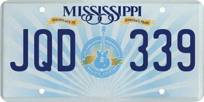 MS license plate JQD339