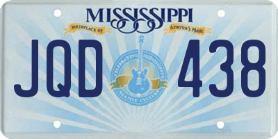 MS license plate JQD438