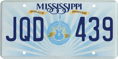 MS license plate JQD439