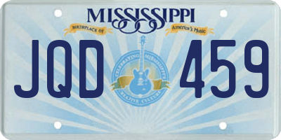 MS license plate JQD459