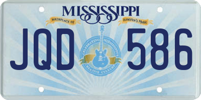 MS license plate JQD586