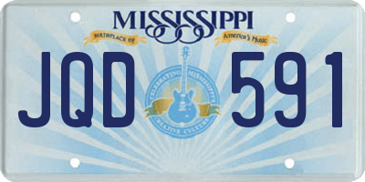 MS license plate JQD591