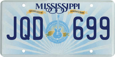 MS license plate JQD699