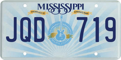 MS license plate JQD719