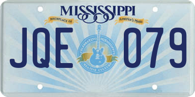 MS license plate JQE079